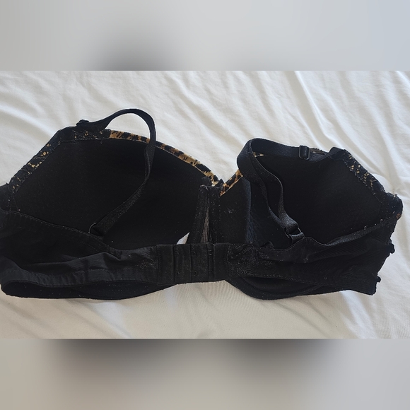 Victoria’s Secret Leopard & Lace Balconet Bra 36D Vintage - Picture 5 of 5